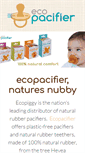 Mobile Screenshot of naturalpacifier.com